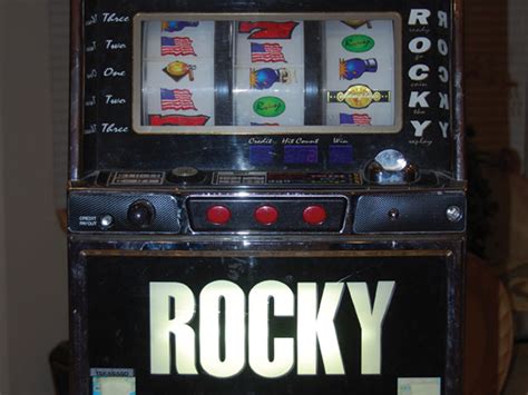 rocky slot machine for sale